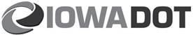 Iowa DOT logo_horizontal_greyscale